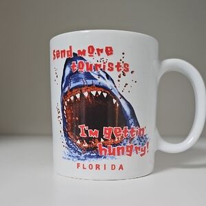 Shark Design White Mug